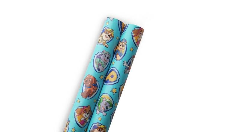 Paw Patrol 2 Piece Wrapping Paper Set - 3m