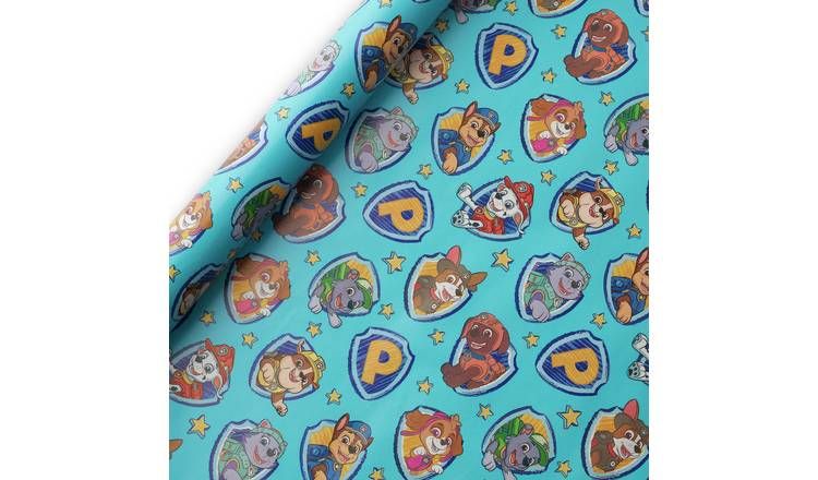 Paw Patrol 2 Piece Wrapping Paper Set - 3m