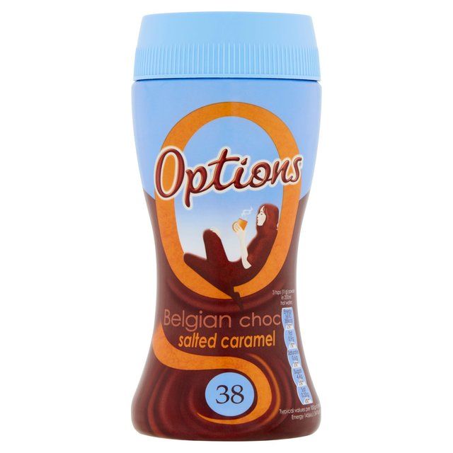 Options Salted Caramel Hot Chocolate Drink   220g