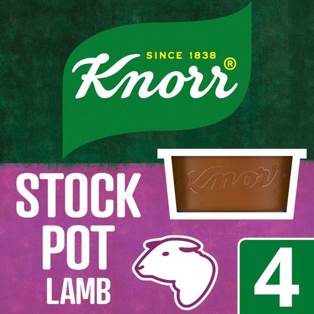 Knorr 4 Lamb Stock Pot   4 x 28g