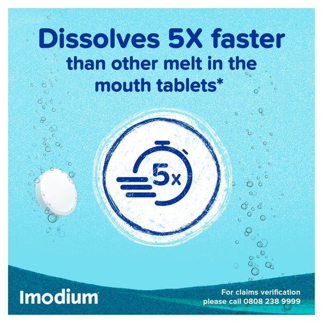 Imodium Instant Melt Tablets   12 per pack