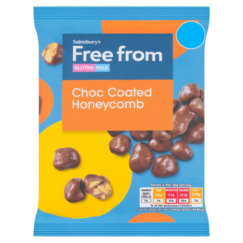 Sainsbury's Free From Choc Coated Honeycomb 120g