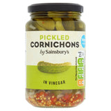 Sainsbury's Pickled Cornichons in Vinegar 340g (180g*) GOODS Sainsburys   