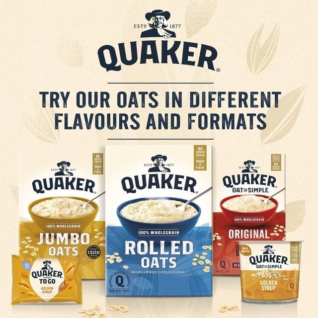 Quaker Oat So Simple Gluten Free Original Porridge Sachets Cereal   10 per pack