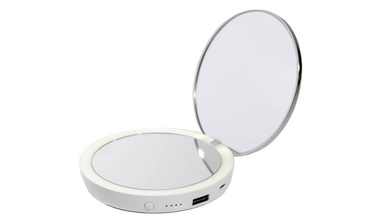 Stylpro Flip And Charge Powerbank Compact Mirror