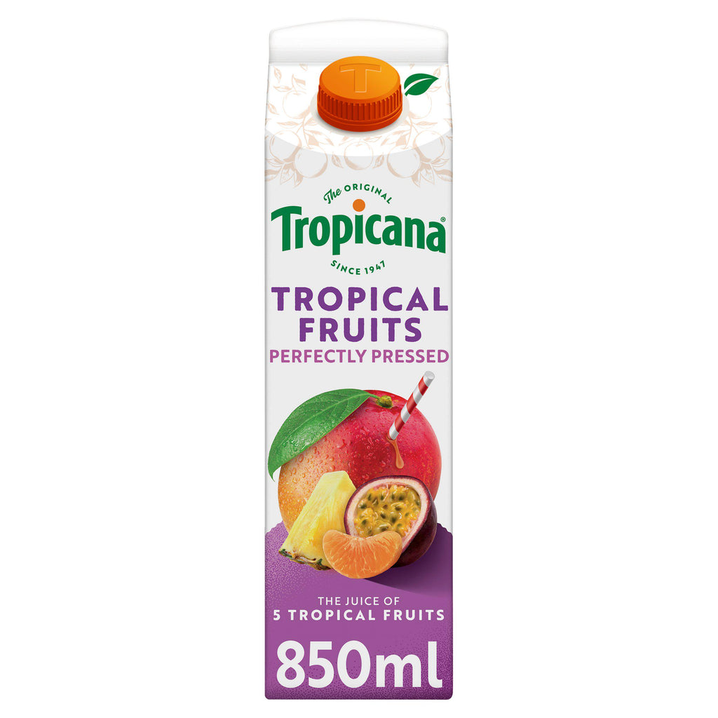 Tropicana Pure Tropical Fruit Juice 850ml