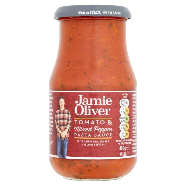 Jamie Oliver Tomato & Mixed Pepper Pasta Sauce   400g