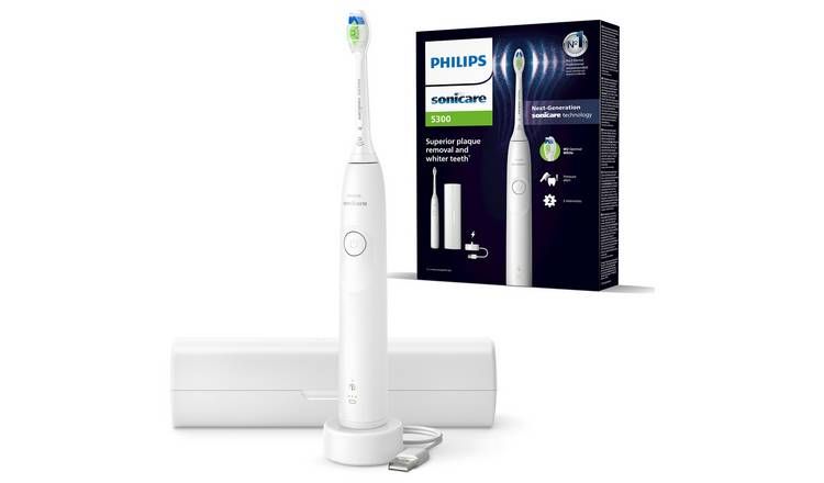 Philips Sonicare 5300 Electric Toothbrush, White, HX7108/02