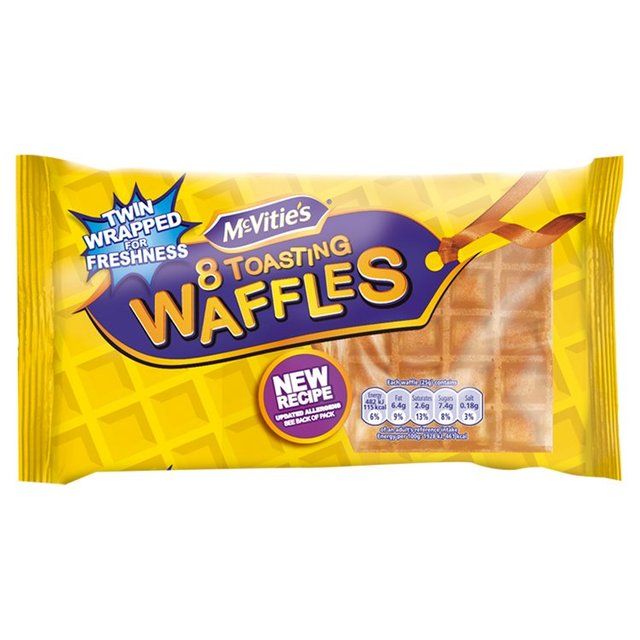 McVitie's Toasting Waffles   8 per pack