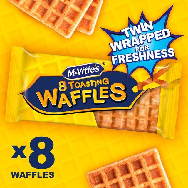 McVitie's Toasting Waffles   8 per pack