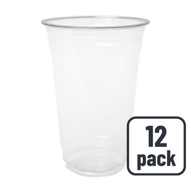 Recycled Plastic 530ml Party Glasses   12 per pack GOODS M&S   