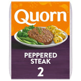 Quorn Vegetarian 2 Peppered Steaks   196g GOODS M&S   