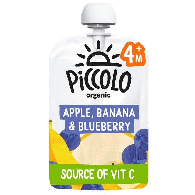 Piccolo Organic Apple Banana & Blueberry with Hint of Vanilla   100g