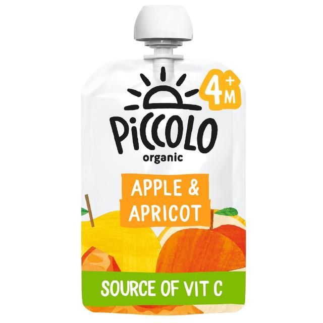 Piccolo Apple & Apricot Organic Pouch 4 mths+   100g GOODS M&S   