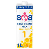 SMA Pro 1 First Infant Milk Ready to Use From Birth   1L GOODS M&S   