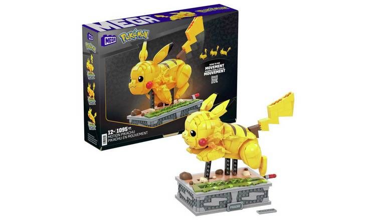 Mega Pokemon Building Set - Motion Pikachu GOODS Argos