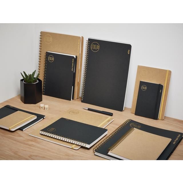 Nu Kraft A5 Manilla Stitched Notebook - 80 pgs GOODS M&S   