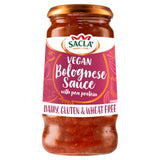 Sacla' Vegan Bolognese Sauce with Pea Protein 350g Italian Sainsburys   