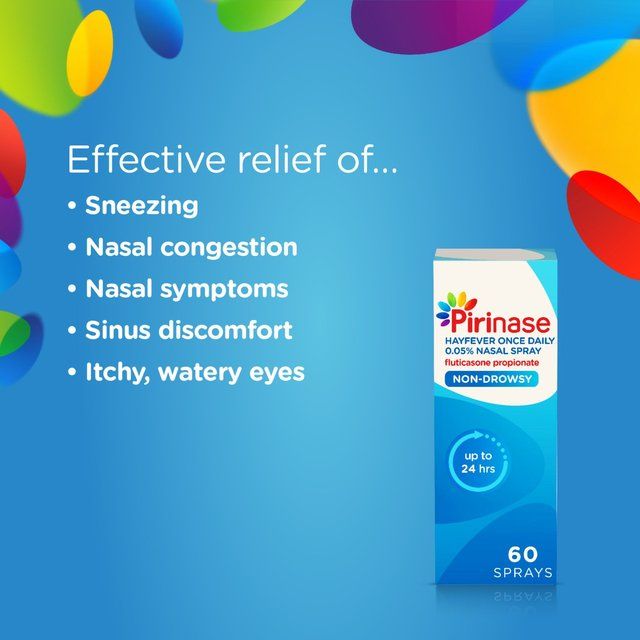 Pirinase Hayfever Nasal Spray 24 Hour Congestion Relief   60ml GOODS M&S   