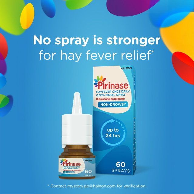 Pirinase Hayfever Nasal Spray 24 Hour Congestion Relief   60ml GOODS M&S   