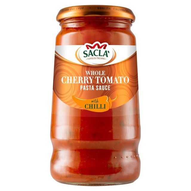 Sacla' Whole Cherry Tomato & Chilli Pasta Sauce   350g