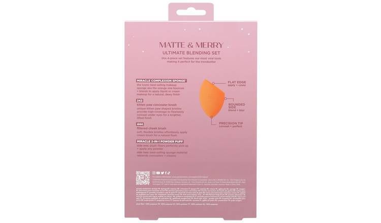 Real Techniques Matte and Merry Makeup Blending Set GOODS Argos