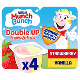 Munch Bunch Double Up Fromage Frais Strawberry & Vanilla    4 x 85g GOODS M&S   