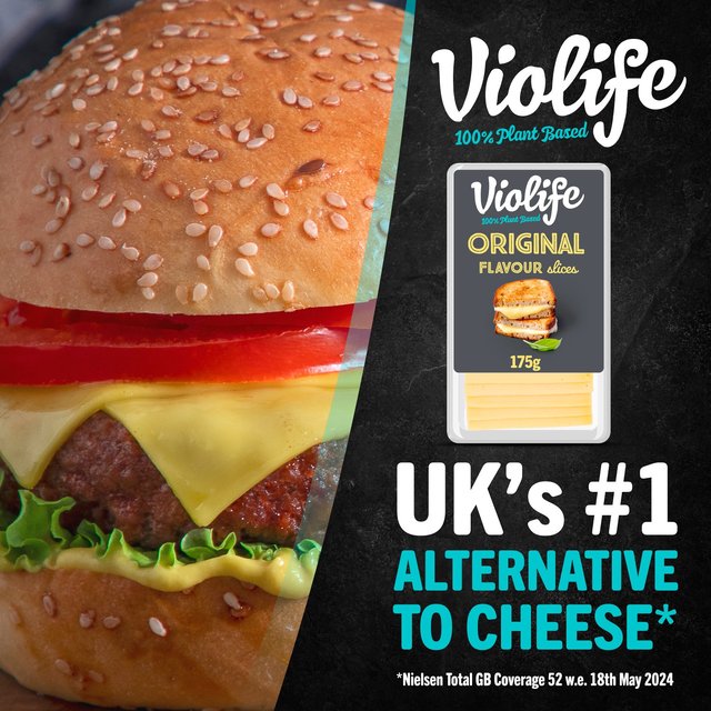 Violife Non-Dairy Cheese Alternative Slices   175g GOODS M&S   