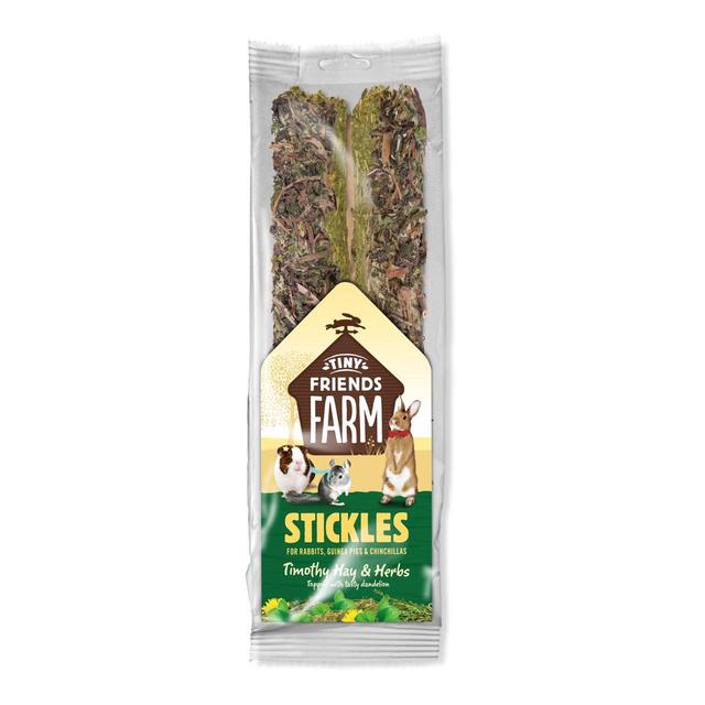 Supreme Tiny Friends Farm Stickle Timothy Hay and Herbs   100g