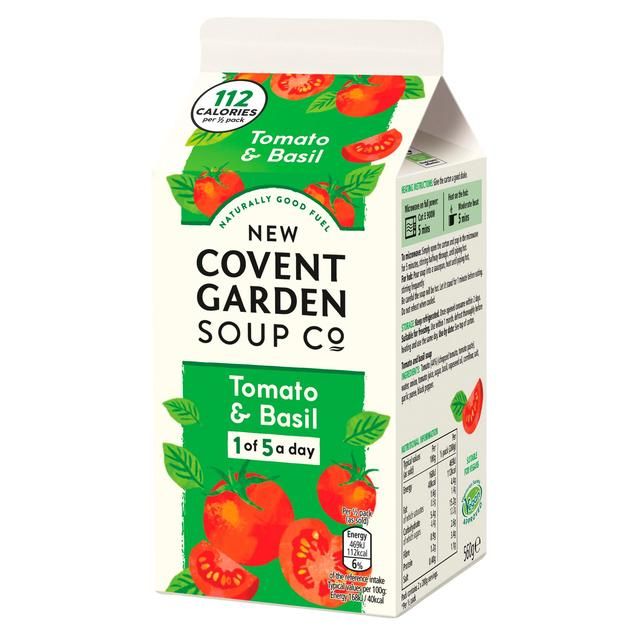 New Covent Garden Tomato & Basil Soup   560g GOODS M&S   