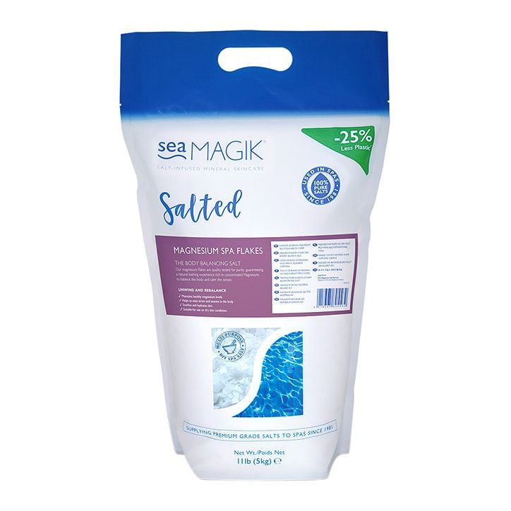 Sea Magik Salted Magnesium Spa Flakes 5kg Washing & Bathing Holland&Barrett   