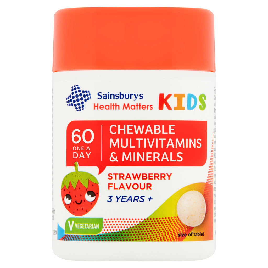 Sainsbury's Kids Chewable Multivitamin & Minerals x60