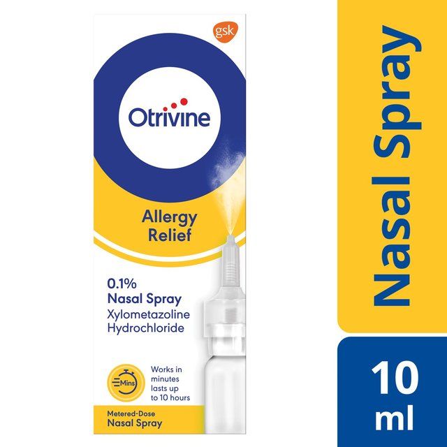 Otrivine Allergy Hayfever & Blocked Nose Relief Nasal Spray   10ml