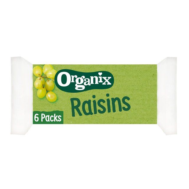 Organix Mini Organic Raisin Snack Boxes 12 mths+ Multipack   6 x 14g GOODS M&S   