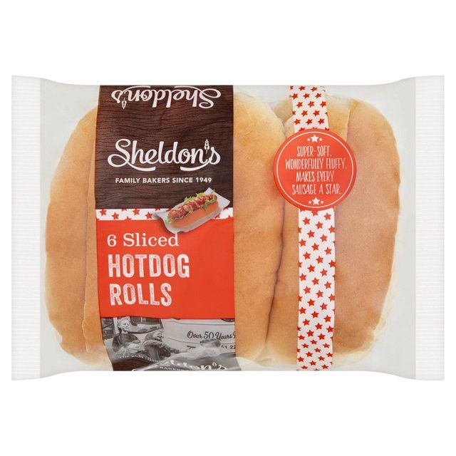 Sheldon's Hot Dog Rolls   6 per pack