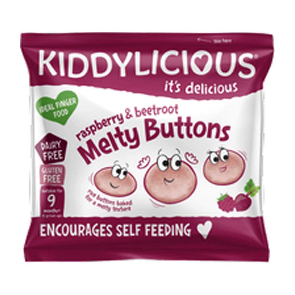 Kiddylicious Melty Buttons Rasperry & Beetroot 6g