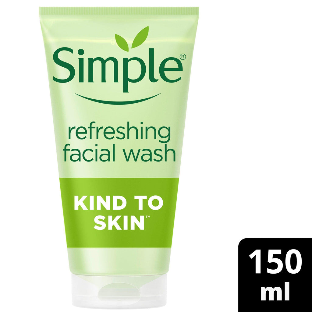 Simple Kind To Skin Refreshing Facial Wash Gel 150ml