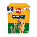 Pedigree Dentastix Fresh Adult Large Dog Treats Dental Sticks x21 810g Bigger packs Sainsburys   