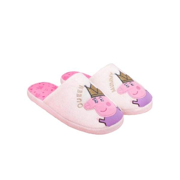 Peppa Pig Womens Queen Mummy Pig Slippers (3-4) GOODS Superdrug   