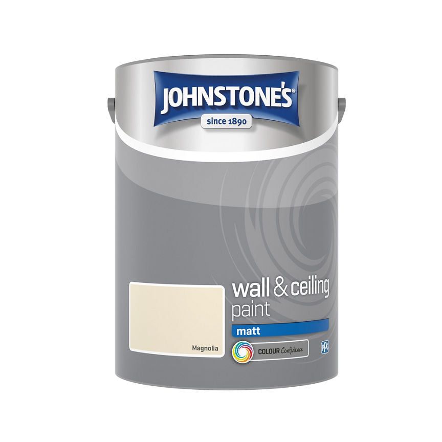 Johnstone's Matt Emulsion, Magnolia, 5L