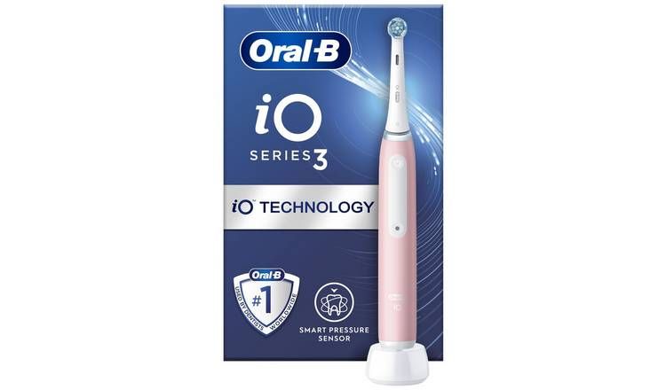 Oral-B iO Series 3 Electric Toothbrush - Pink GOODS Argos