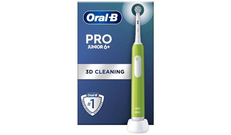 Oral-B Pro Junior Kids Electric Toothbrush - Green GOODS Argos