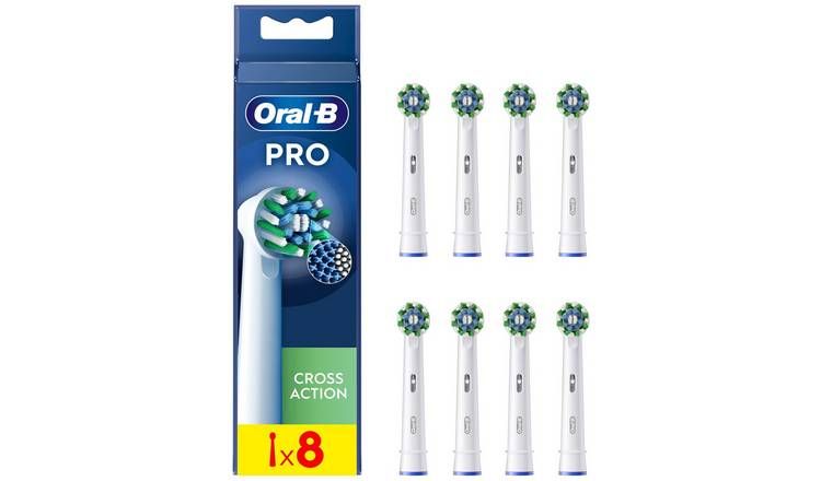 Oral-B Pro White Electric Toothbrush Heads - 8 Pack GOODS Argos