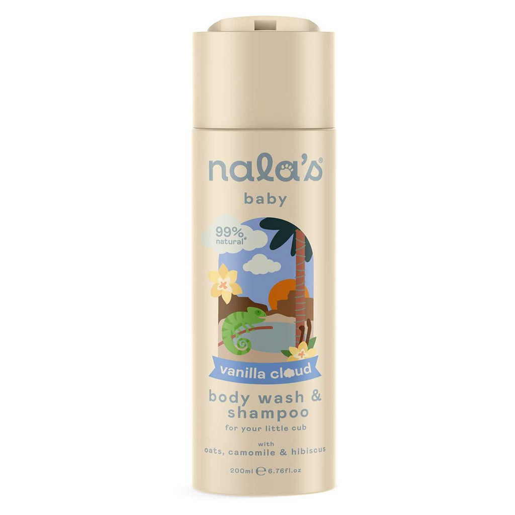 Nala's Baby Body Wash & Shampoo Vanilla Cloud 200ml