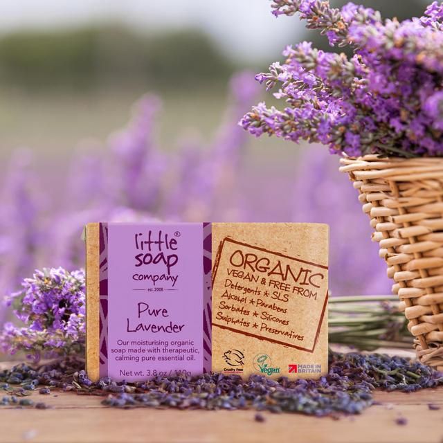 Little Soap Company Organic Bar Soap Lavender   110g GOODS M&S   