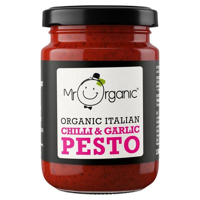 Mr Organic Vegan Chilli & Garlic Pesto    130g GOODS M&S   