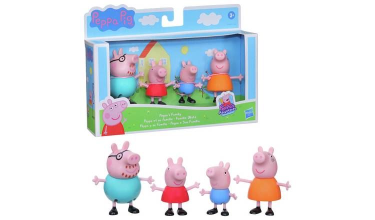 Peppa Pig Adventures Family Figure - Pack of 4 GOODS Argos