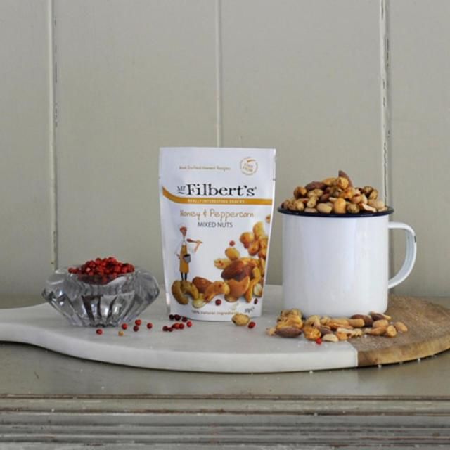 Mr Filberts Honey & Peppercorn Mixed Nuts   40g