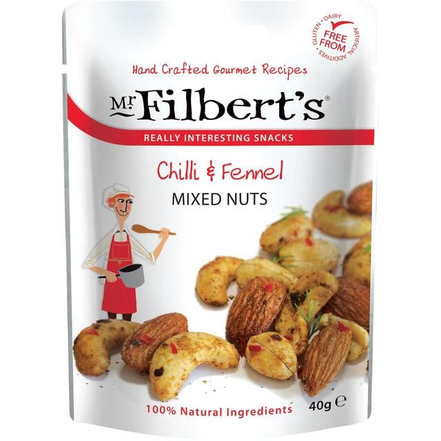 Mr Filberts Chilli & Fennel Mixed Nuts   40g