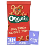 Organix Saucy Tomato Organic Noughts & Crosses 10 mths+ Multipack   4 x 15g GOODS M&S   